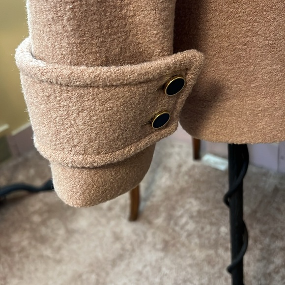 Veronica Beard NWT 100% Wool Camel Bjorn Belted 3 Button Coat. Size XL. NWT - Picture 7 of 16